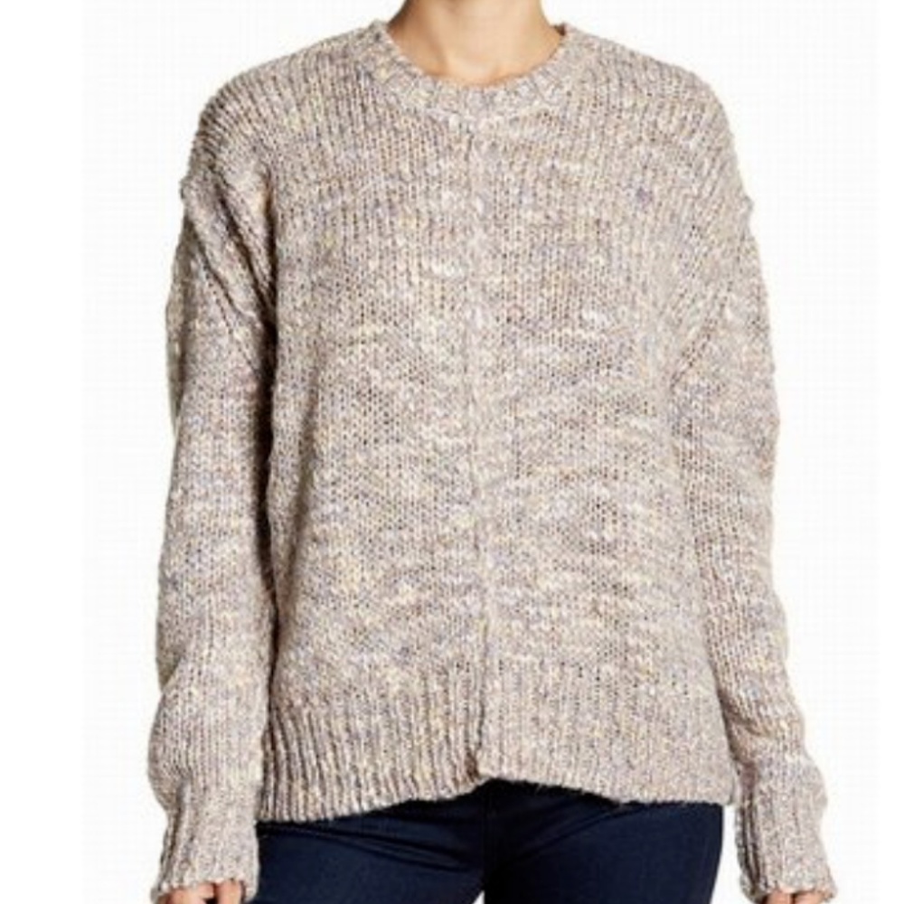 John + Jenn women's FAIRY DUST acrylic alpaca wool blend multicolor knit sweater